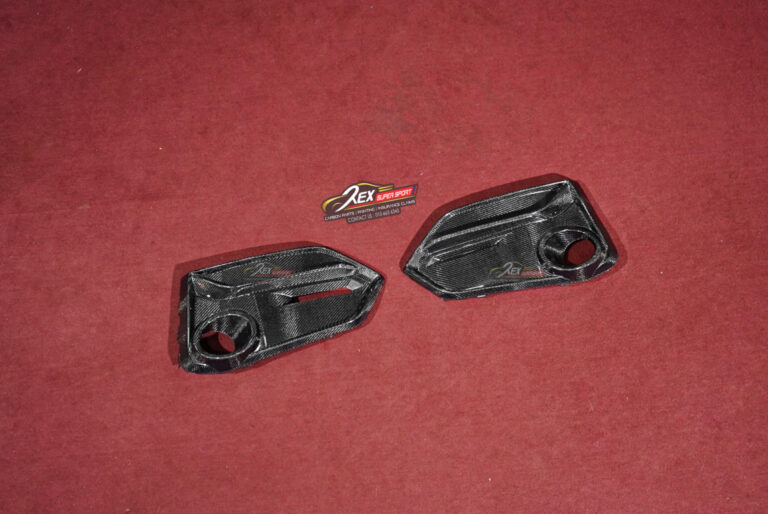 Honda Fk8 Type R Front Bumper Fog Cover Facelift Carbon